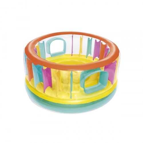 Hoppeborg Bestway - multifarvet oppustelig legezone