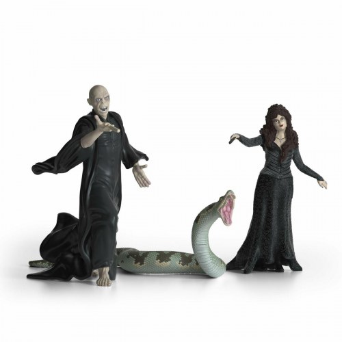 Actionfigurer Schleich - Voldemort, Nagini og Bellatrix (3 dele)