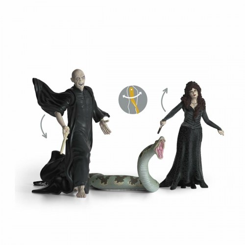 Actionfigurer Schleich - Voldemort, Nagini og Bellatrix (3 dele)