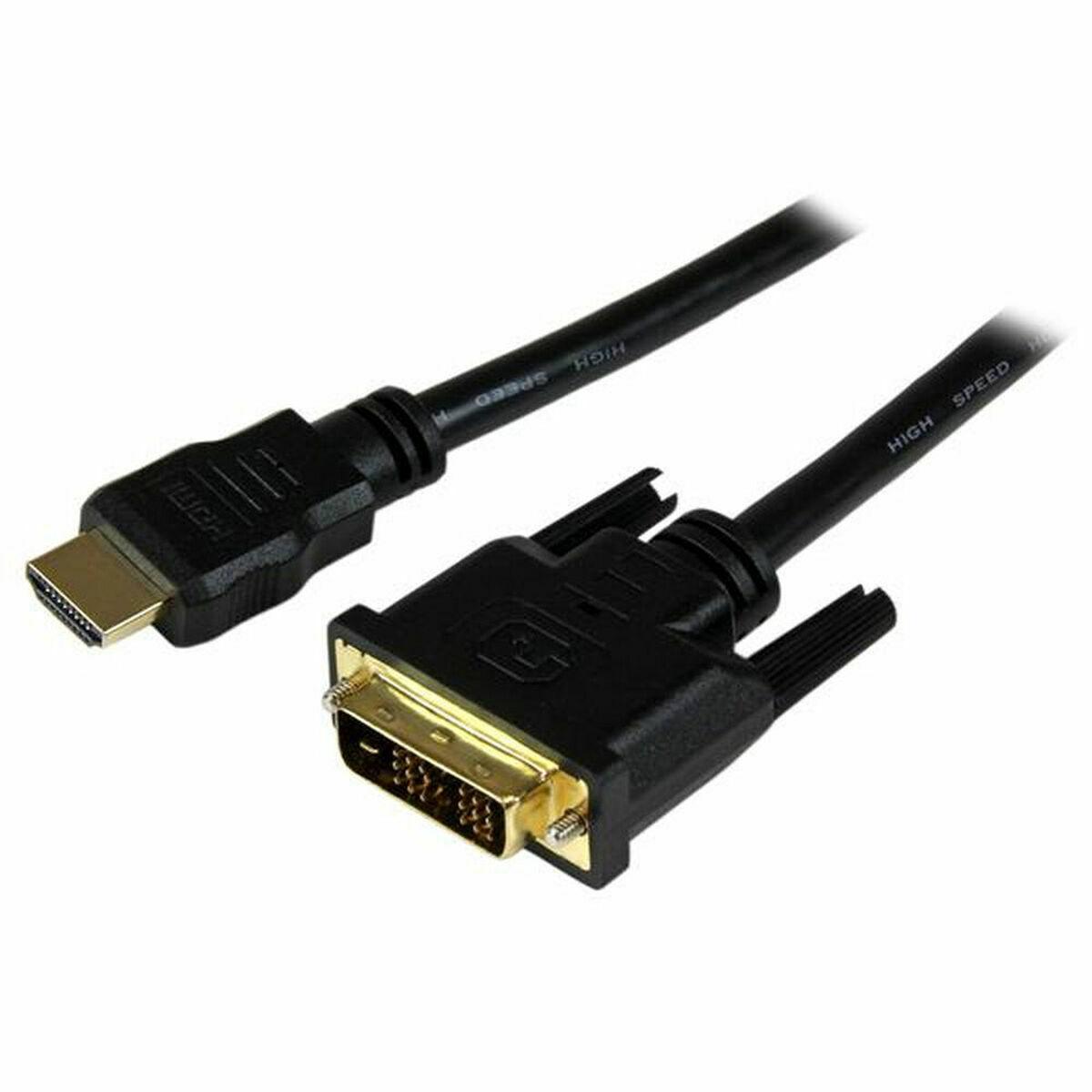 Dvi D Til Hdmi Adapter Startech Hddvimm150cm 1 5 M Sort