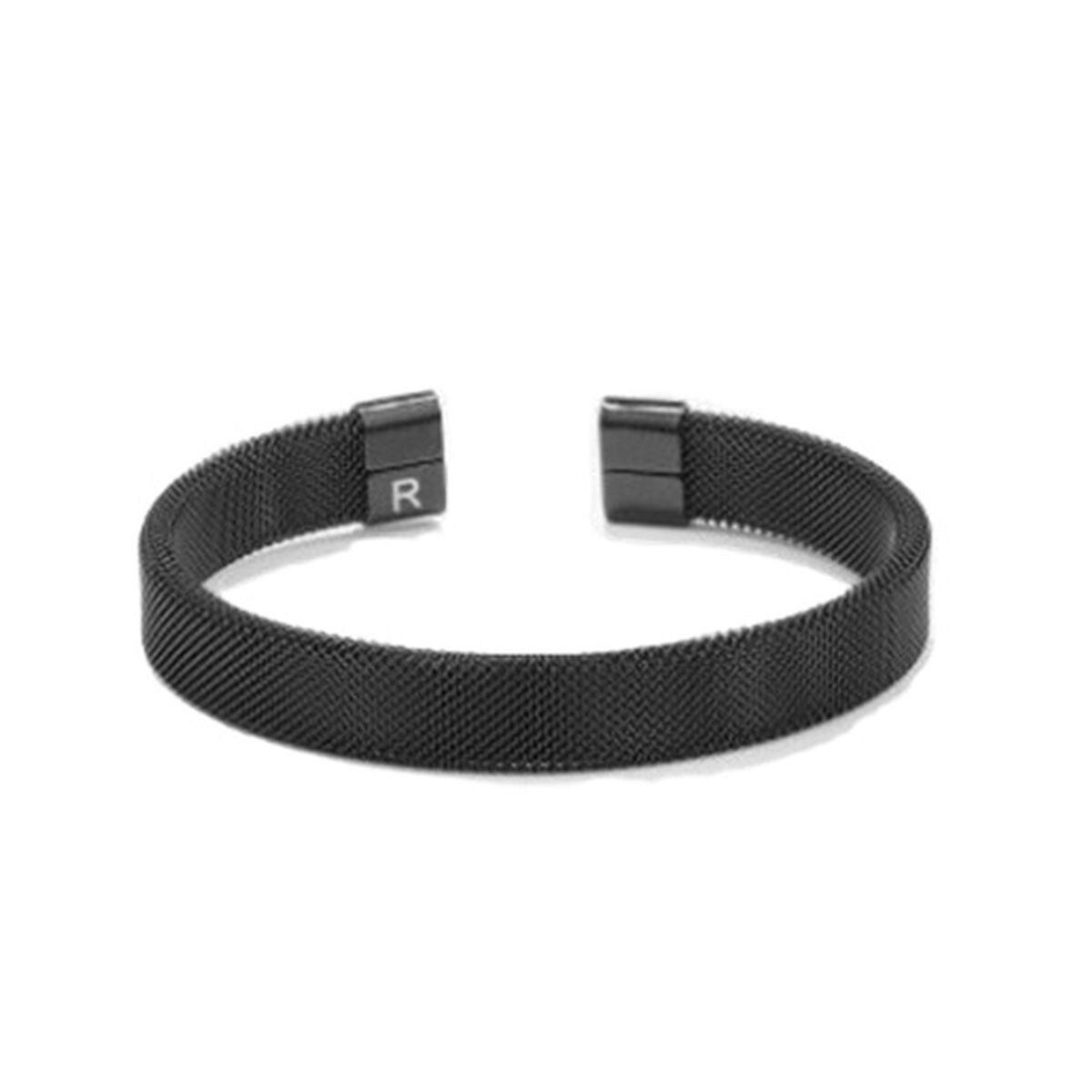 Radiant RH000020 - armbånd til mænd, sort cuff-design