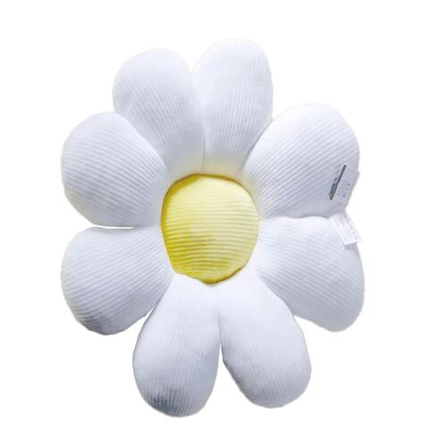 Pude Versa Hvid Blomst 48 x 48 cm