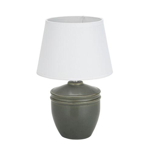 Bordlampe Versa Aurelia Bomuld Keramik 40 W 20 x 31,5 cm