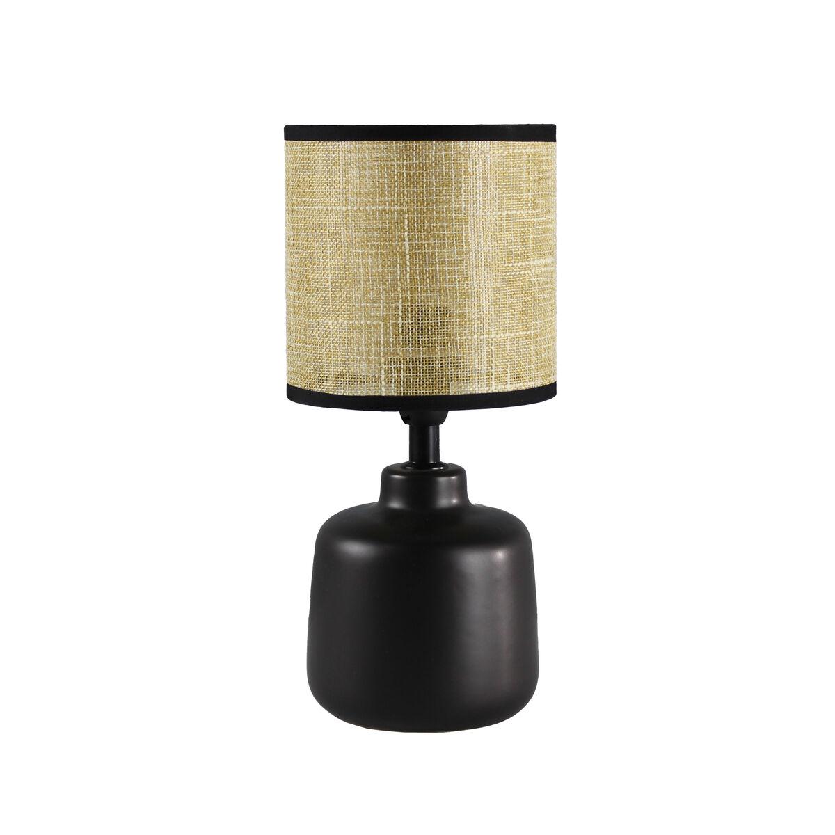 Bordlampe Versa Sort Keramik 18 X 34 X 18 Cm