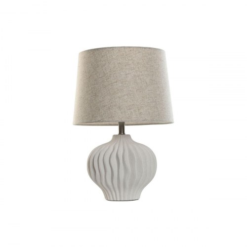 Bordlampe - hvid/beige, E27, 50 W