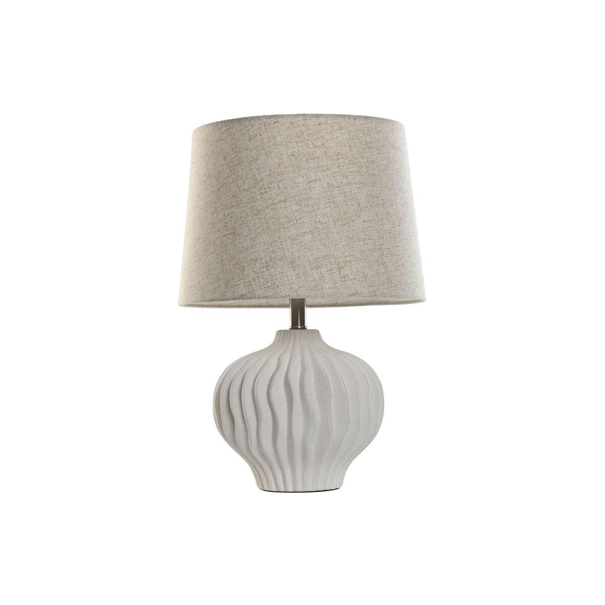 Bordlampe - hvid/beige, E27, 50 W