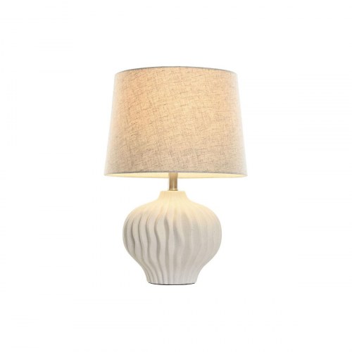 Bordlampe - hvid/beige, E27, 50 W