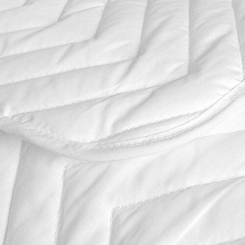 Sengetæppe (vattæppe) HappyFriday BASIC Hvid Seng 80/90/105 180 x 260 cm 33 x 16 x 43 cm
