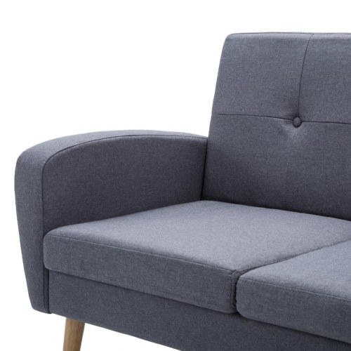 3-personers sofa stof lysegrå