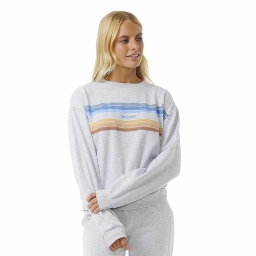 Sweaters uden Hætte til Kvinder Rip Curl High Tide Surf Crew Grå M