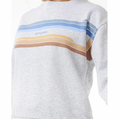 Sweaters uden Hætte til Kvinder Rip Curl High Tide Surf Crew Grå M