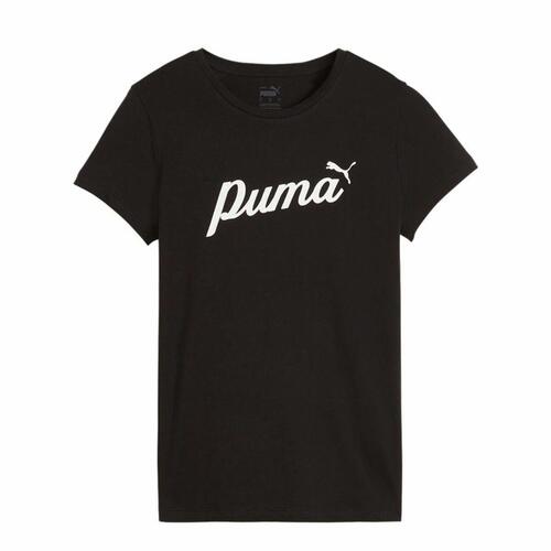 Kortærmet T-shirt til Kvinder Puma Essentials+ Script M