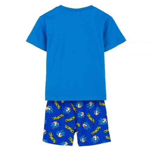 Sonic nattøj til drenge, blå - 12 år, 100% bomuld
