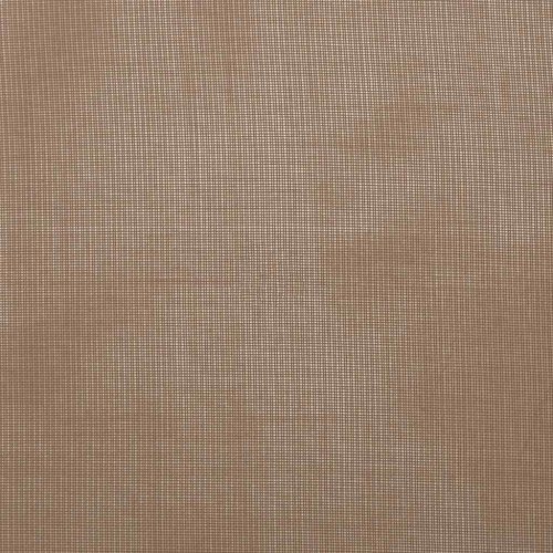 Voile-gardiner med løkker, 2 stk., 140×260 cm - lysebrun