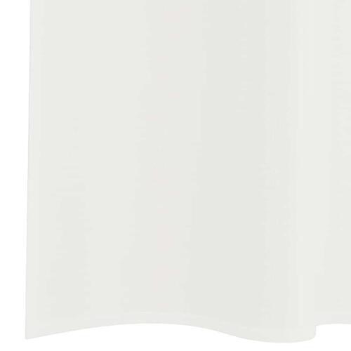 Voile-gardiner med løkker 2 stk. 140x175 cm hvid