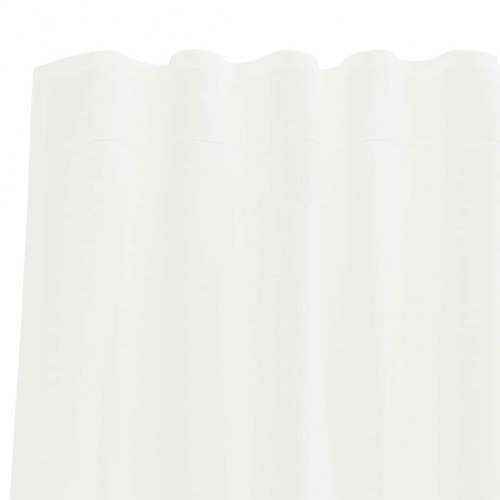 Voile-gardiner med løkker, 2 stk. - 140×260 cm, hvid