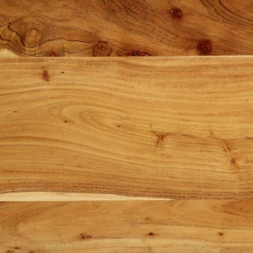 Sengegavl 200 cm i massivt akacietræ og jern