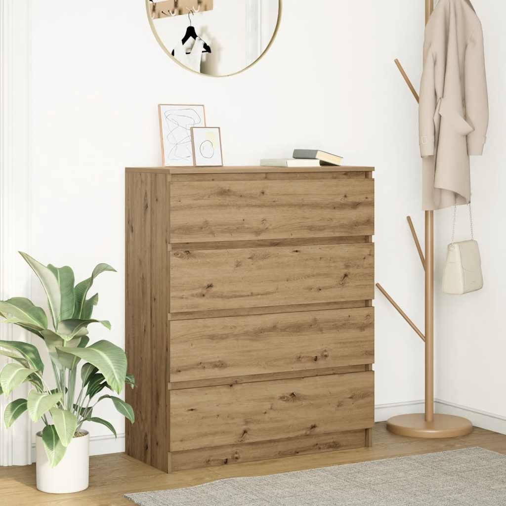 Skænk 80×35×99 cm i konstrueret træ - kunsteg