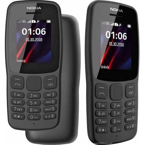 Smartphone Nokia 106 1,8" mediatek 6261d 4 MB Sort