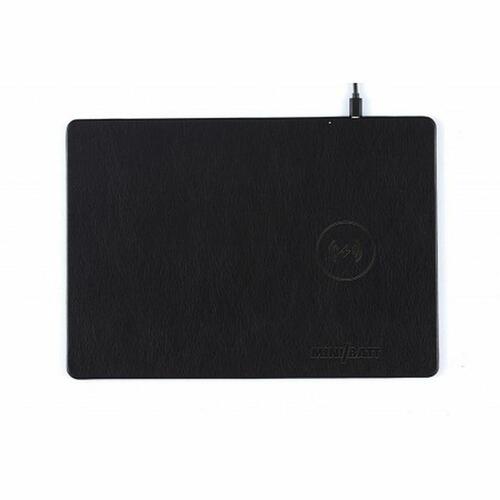 Måtte med Qi trådløs oplader MiniBatt MB-PAD Sort