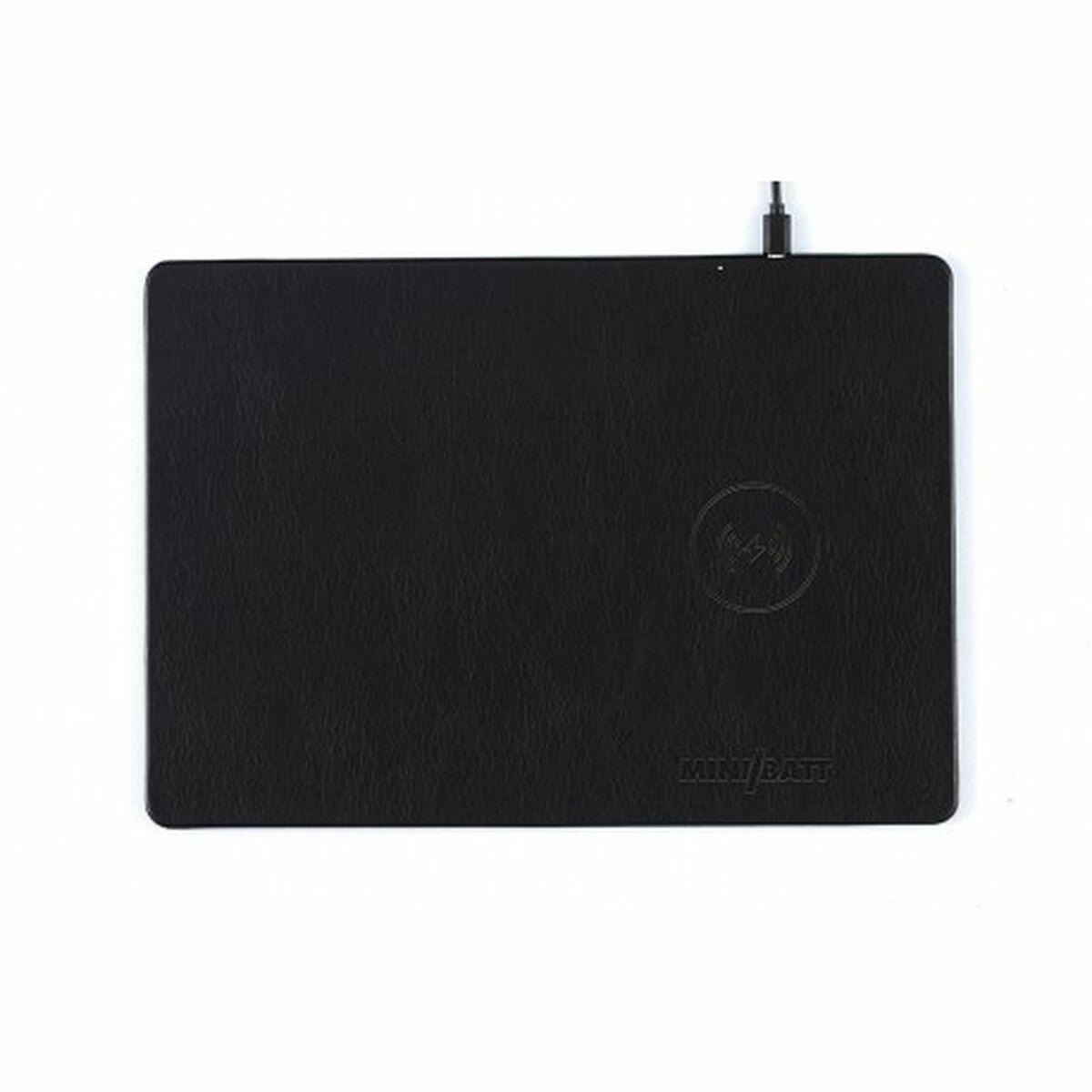 Måtte med Qi trådløs oplader MiniBatt MB-PAD Sort