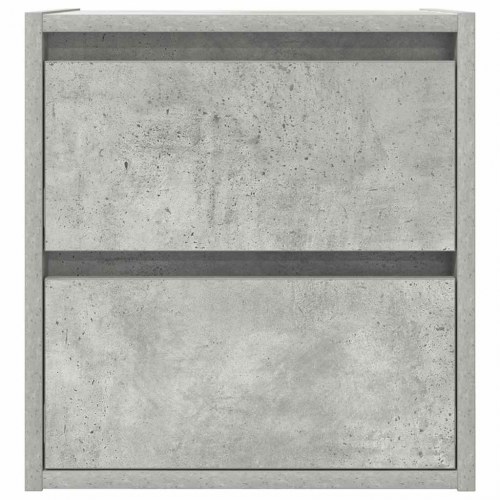 Væghængt sengebord 38 x 34 x 40 cm - betongrå