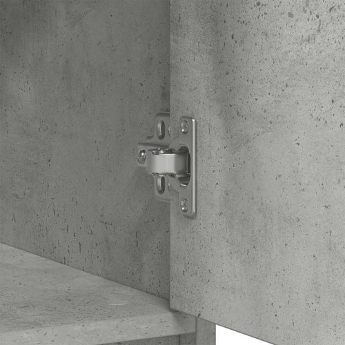 Skænk med skuffe 80x34x76 cm konstrueret træ betongrå