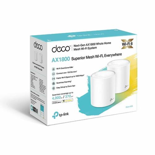 Mesh Wi-Fi 6 adgangspunkt TP-Link Deco X20 (2-pak)