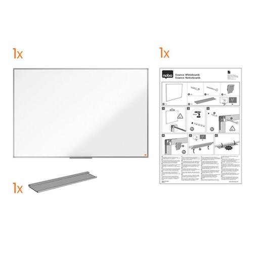 Magnettavle Nobo Essence Hvid Stål 240 x 120 cm