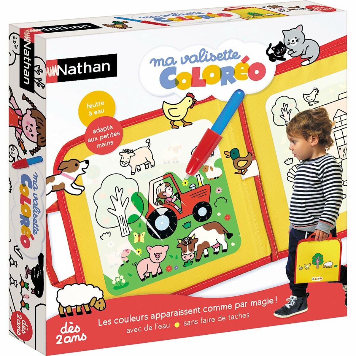 Tegningssæt Nathan My Coloreo Suitcase