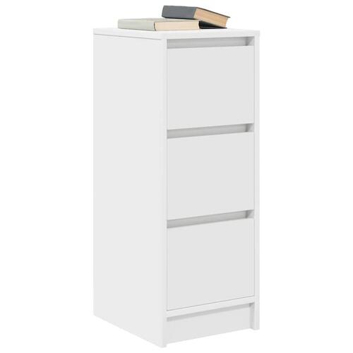 Skænk 29,5x34x76 cm konstrueret træ hvid