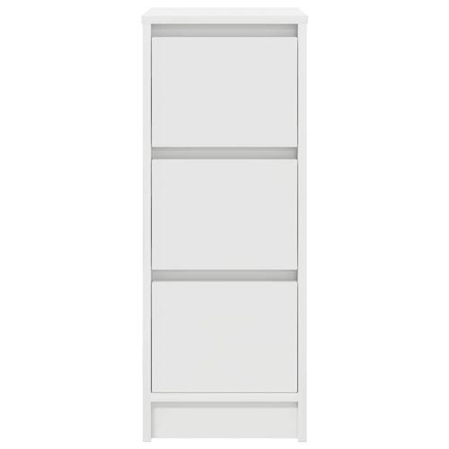 Skænk 29,5x34x76 cm konstrueret træ hvid