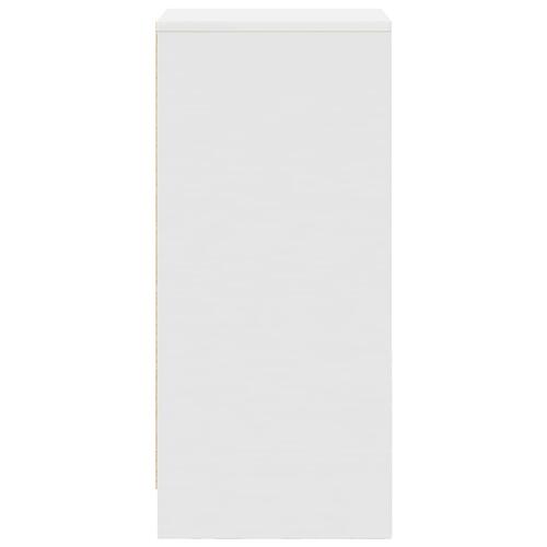 Skænk 29,5x34x76 cm konstrueret træ hvid