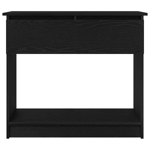 Konsolbord med skuffer 85,5x38,5x74,5 cm sort