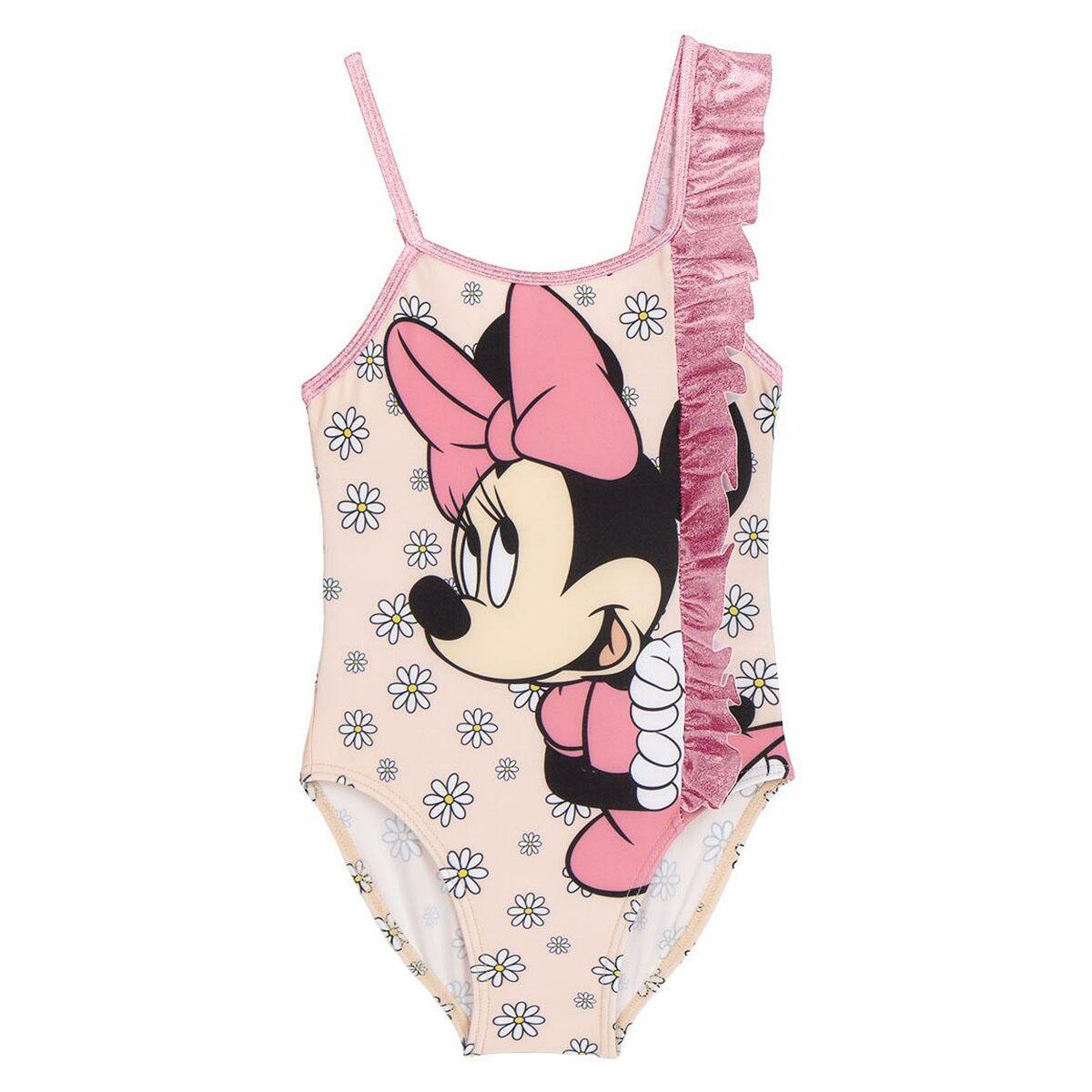 Badedragt til piger Minnie Mouse Pink 4 år