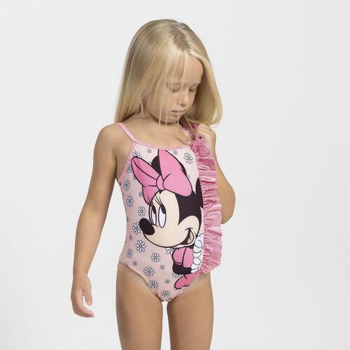 Badedragt til piger Minnie Mouse Pink 4 år