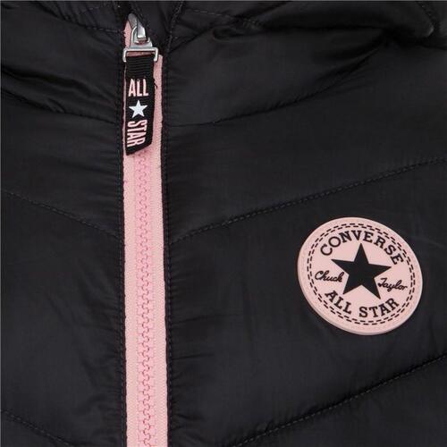 Jakke Børns Converse Solid Mdwt Puffer Sort 3-4 år
