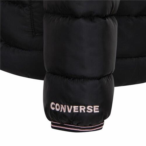 Jakke Børns Converse Solid Mdwt Puffer Sort 3-4 år