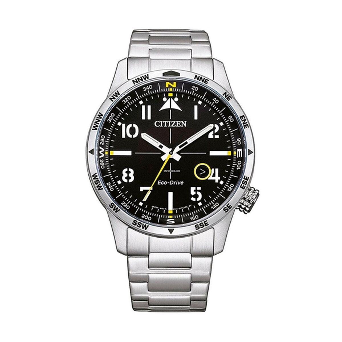 Herreur Citizen Bm7550 87e Sort Sølvfarvet