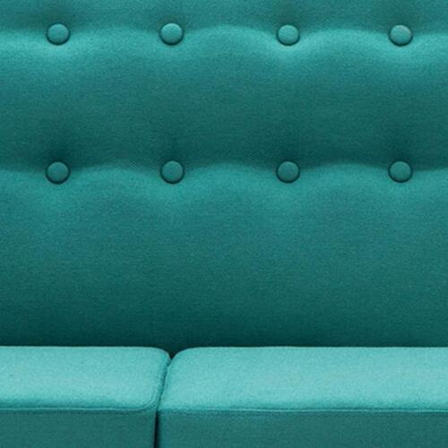 Chaiselong sofa 171,5x138x81,5 cm stofbetræk grøn