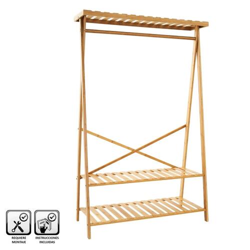 Stumtjener Natur Bambus 100 x 43 x 160 cm