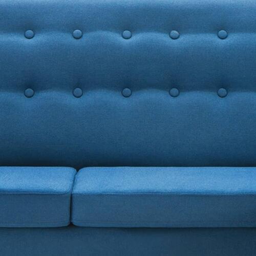 Chaiselong sofa 171,5x138x81,5 cm stofbetræk blå