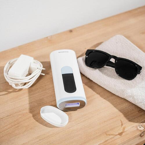 Hårfjerner med pulserende lys, kuldefunktion og tilbehør Kulepil InnovaGoods