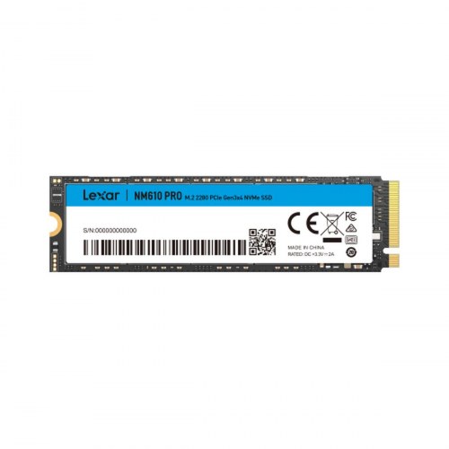 Lexar NM610 Pro 500 GB M.2 NVMe SSD