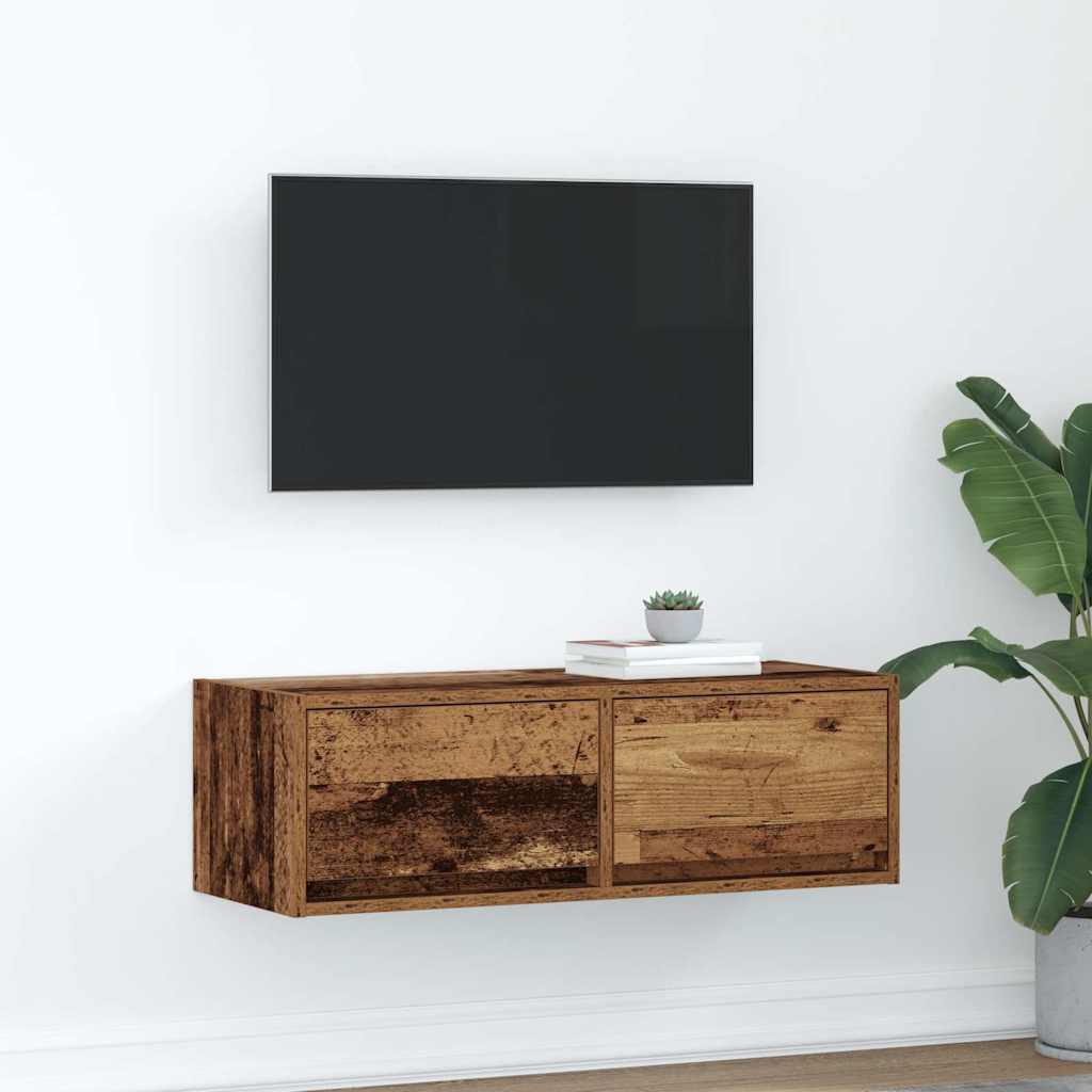 Tv-Borde 60X31X25,5 Cm Konstrueret Træ - 1 / Gammelt træ / 80 x 31 x 25.5 cm