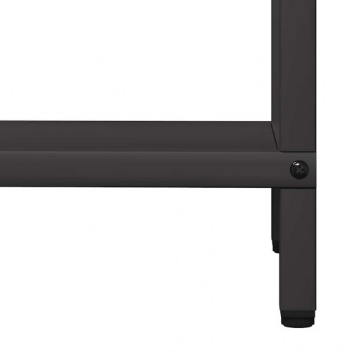 Brændestativ 40x25x120 cm koldvalset stål sort