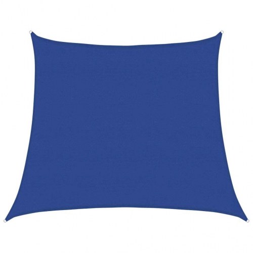 Solsejl 4/5 × 4 m trapezformet - HDPE 160 g/m², blå