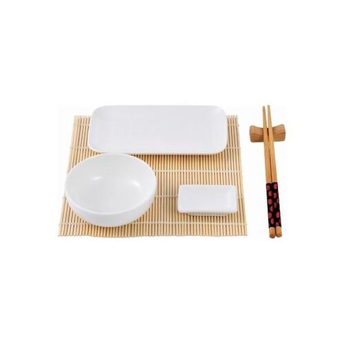 Skålesæt Masterpro Sushi Porcelæn Bambus (12 stk)