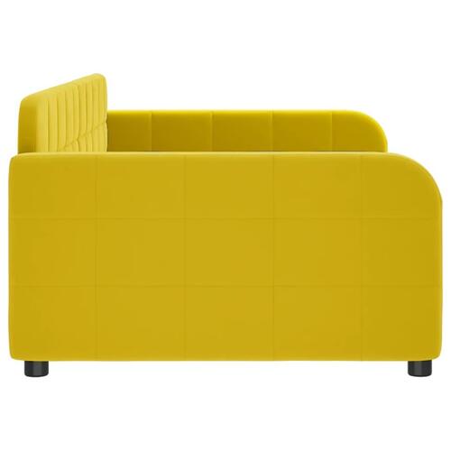 Daybed 90x200 cm velour gul
