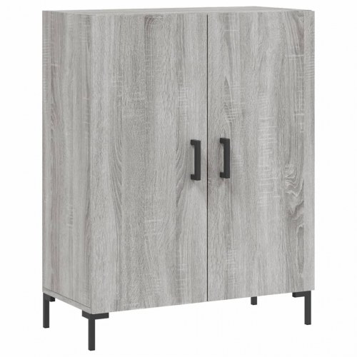 Højskab 69,5x34x180 cm konstrueret træ grå sonoma-eg